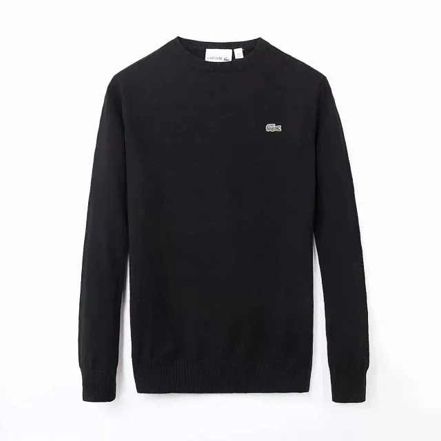 Lacoste Knitwear Crew-Neck Crocodile Logo Knit Sweater product detail image 8