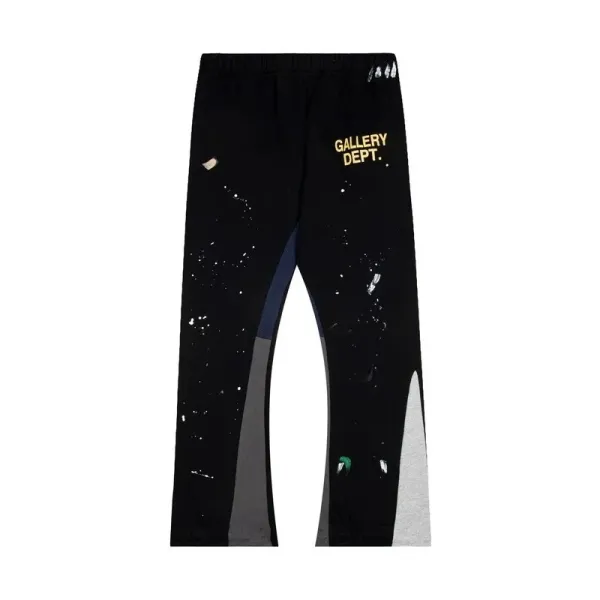 Gallery Dept. Paint Splatter Sweatpants Black - 3
