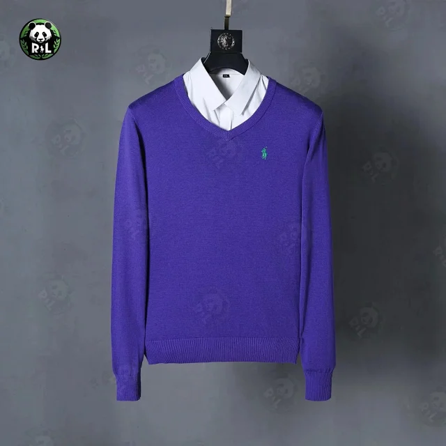 Polo Ralph Lauren Knitwear V-Neck Pony-Embroidered Sweater product detail image 9