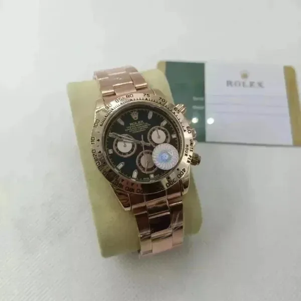 Rolex Daytona 116505 Rose Gold Black Dial Mechanical Watch - 1