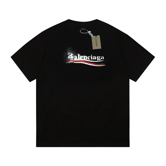 Balenciaga T-Shirts Oversized graphic T-shirt product detail image 7