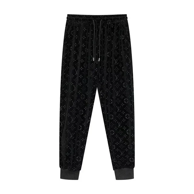 Louis Vuitton Jeans M1 monogram patchwork with zip hems product detail image 9