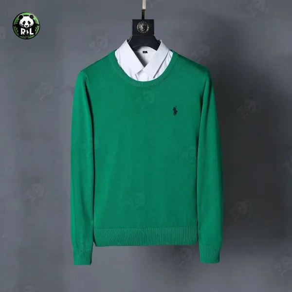 Ralph Lauren Classic Fit Crewneck Sweater Emerald Green - 1