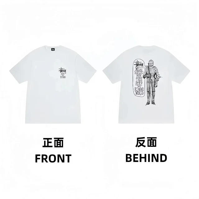 Stüssy T-Shirts Short-Sleeve Graphic Logo Print product detail image 8