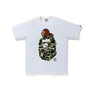 A BATHING APE T-Shirts Head Graphic Short-Sleeve T-Shirt product detail image 8