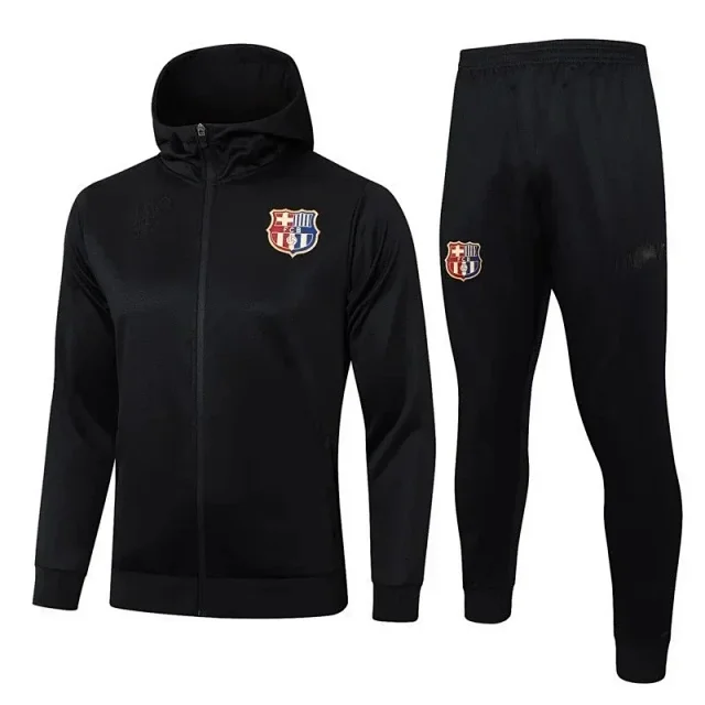 FC Barcelona Tracksuits Hooded Zip-Up Football Tracksuit product detail image 5