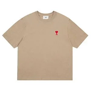 AMI Paris T-Shirts de Cœur Logo T-Shirt product detail image 5