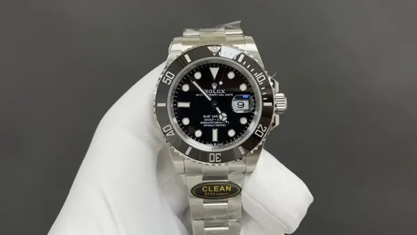 Rolex Submariner Date Black Dial Steel Watch - 1