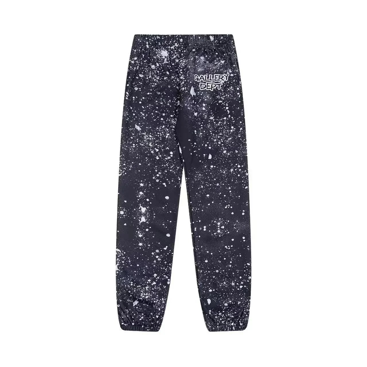 Gallery Dept. Trousers Paint-splatter sweatpants with logo print image 2