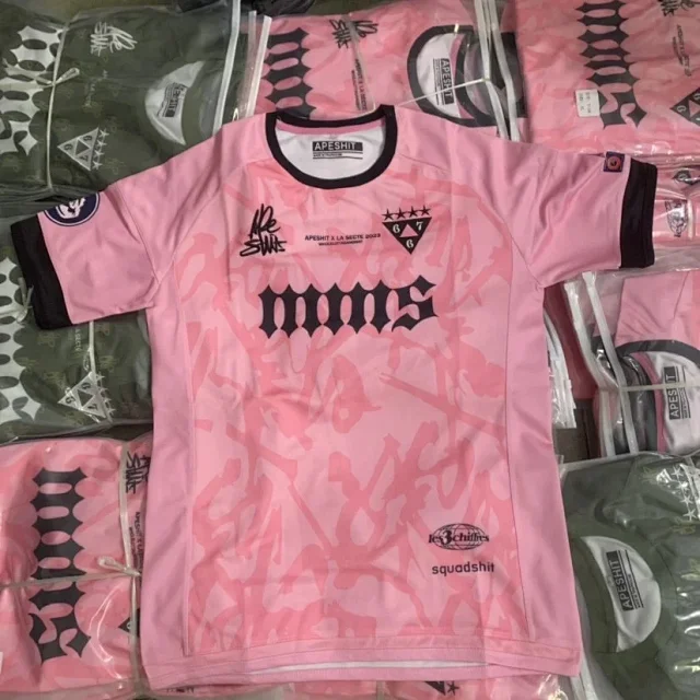 Apeshit Football Jerseys La Secte 2023 graphic short-sleeve jersey product detail image 9