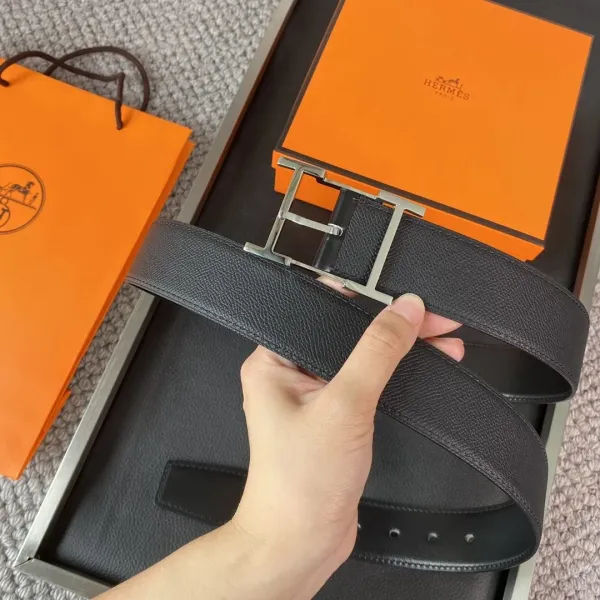 Hermès Constance Belt Black Epsom Leather Belt - 1