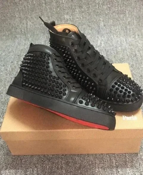 Christian Louboutin Sneakers Louis Junior Spikes low-top product detail image 3