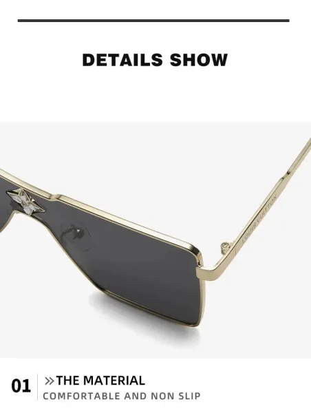 Louis Vuitton Monogram Shield Sunglasses White Frame Black Lens Sunglasses - 7