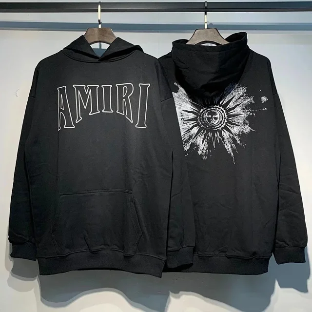 AMIRI Hoodies & Sweatshirts Logo-print pullover hoodie product detail image 6
