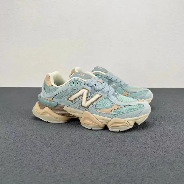 New Balance 9060 Mint Beige Chunky Sneakers - 1