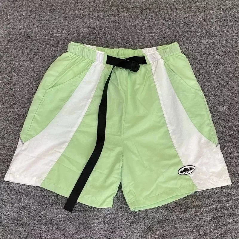 Corteiz Shorts Cargo with Webbing Belt and Oval Graphic Print — 9