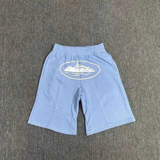 Corteiz Shorts Cargo with Webbing Belt and Oval Graphic Print — 18