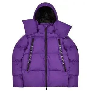 Design Puffer Jacket in Beige - 15