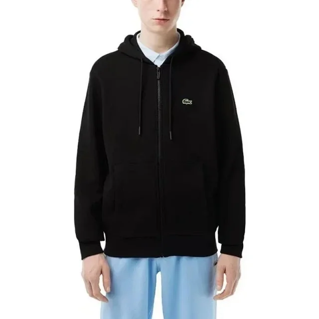 Lacoste Hoodies & Sweatshirts Zip-Up Hooded Sweatshirt with Crocodile Logo product detail image 9