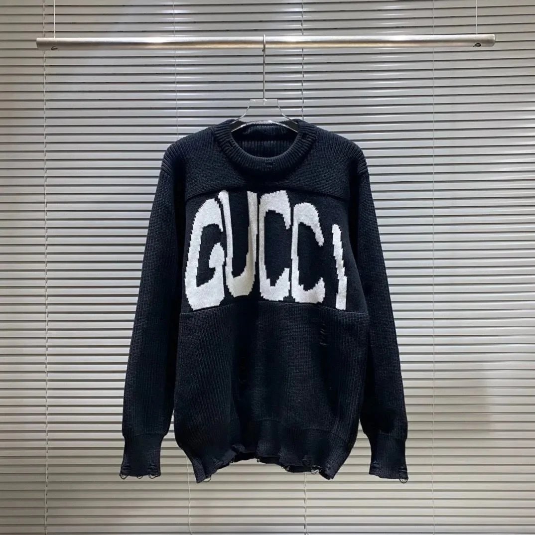 Gucci Knitwear Logo Jacquard Crewneck Sweater image 4