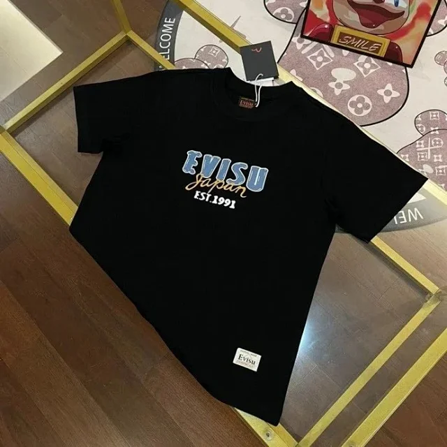 EVISU T-Shirts Loose-fit short-sleeve graphic logo T-shirt product detail image 2