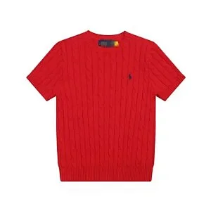 Ralph Lauren Knitwear Short-Sleeve Cable-Knit Crewneck product detail image 3