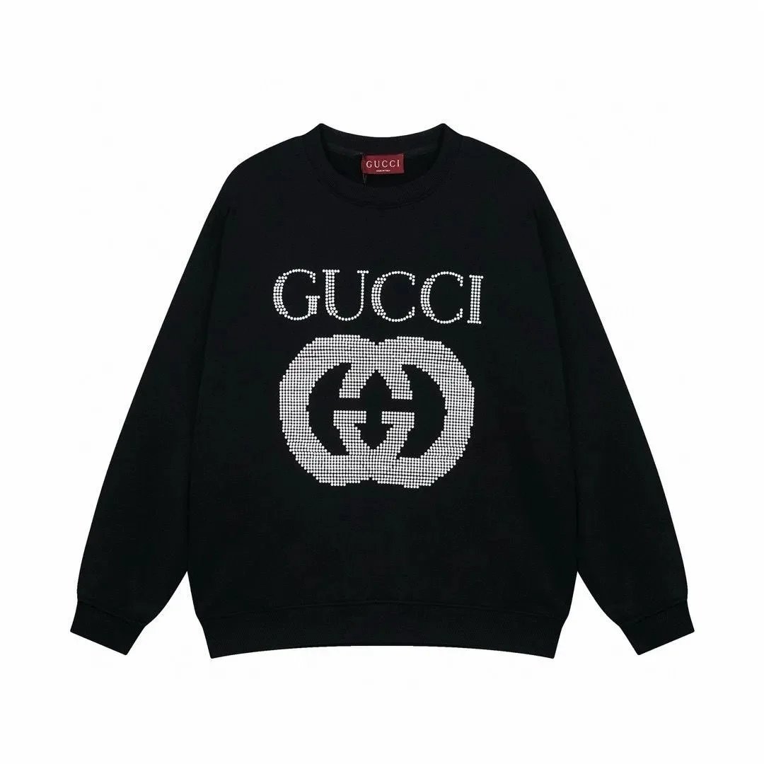 Gucci Knitwear Logo Jacquard Crewneck Sweater — 28