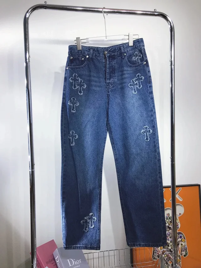 Unbranded Jeans Straight-Leg Cross Patch product detail image 1