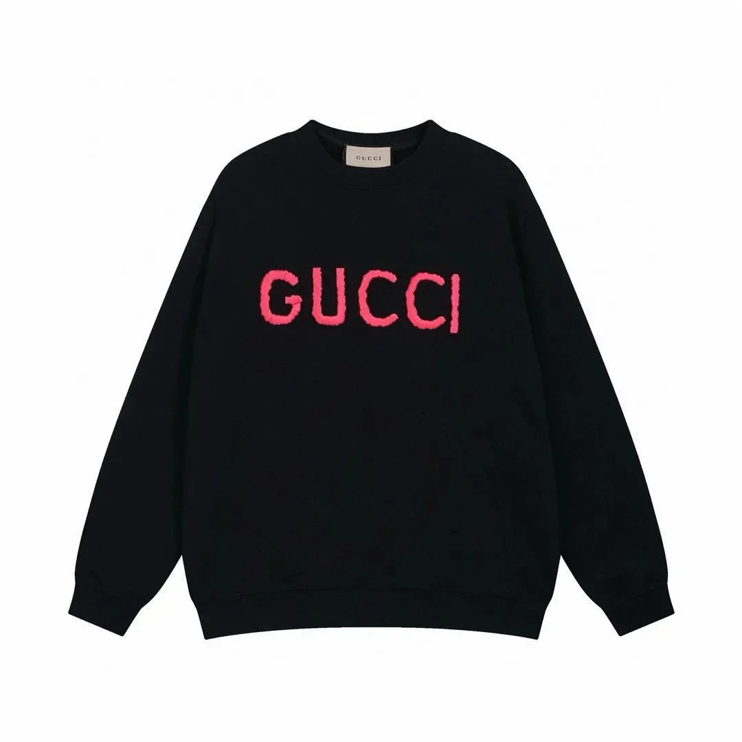 Gucci Knitwear Logo Jacquard Crewneck Sweater — 36