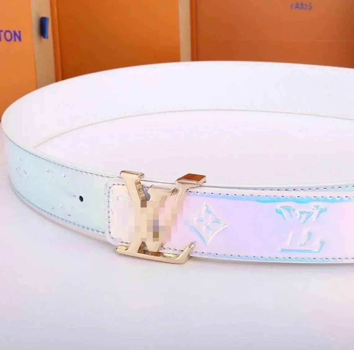Louis Vuitton Belts LV Initiales buckle with Monogram-pattern strap image 13