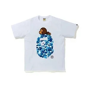 A BATHING APE T-Shirts Head Graphic Short-Sleeve T-Shirt product detail image 4