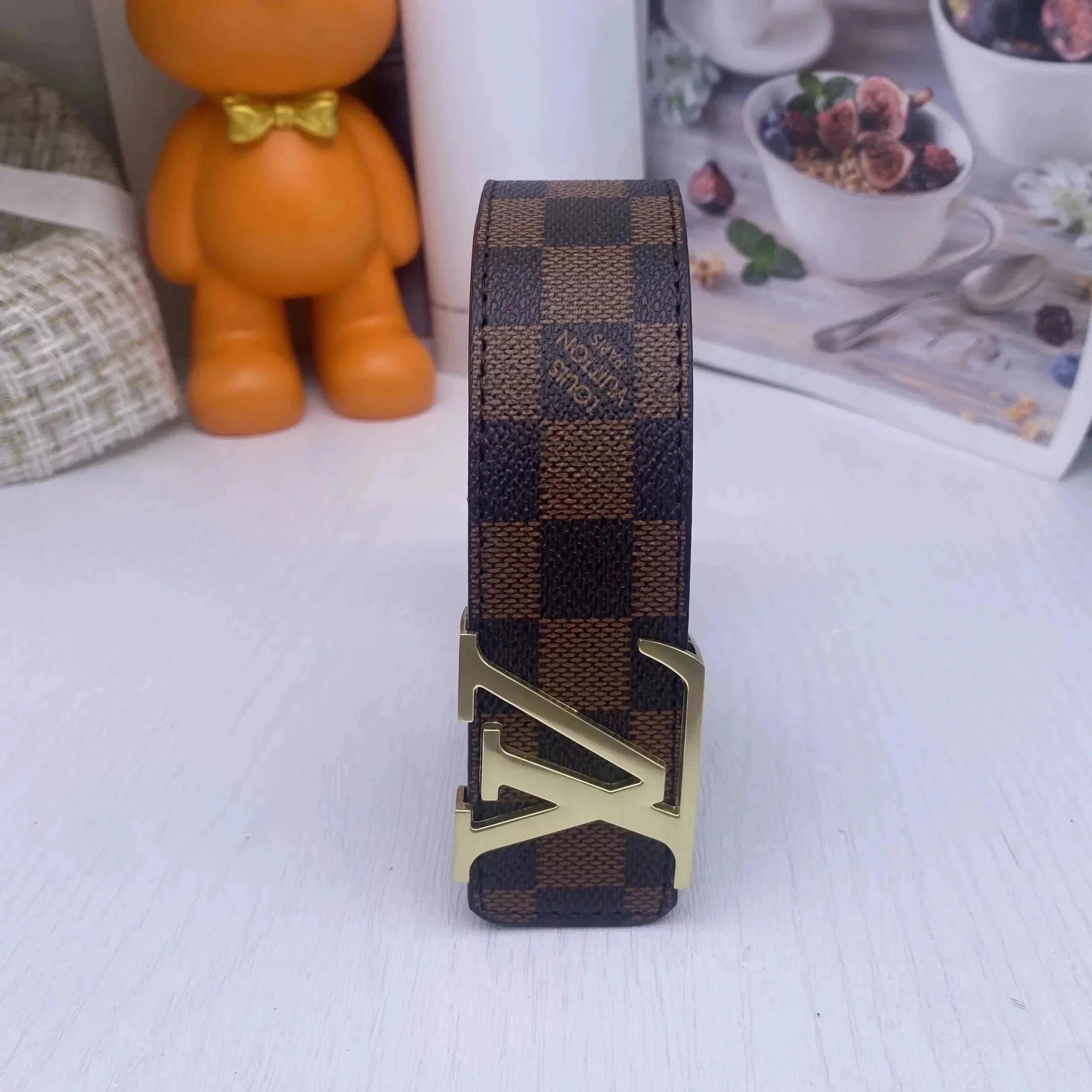 Louis Vuitton Belts Monogram Belt with LV Buckle — 07