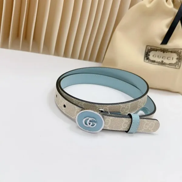 Prada Croc-Embossed Leather Belt Black - 11