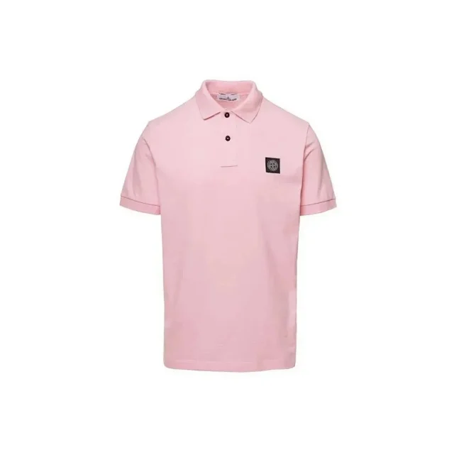 Stone Island Shirts Short-Sleeve Polo Shirt with Compass Badge product detail image 4