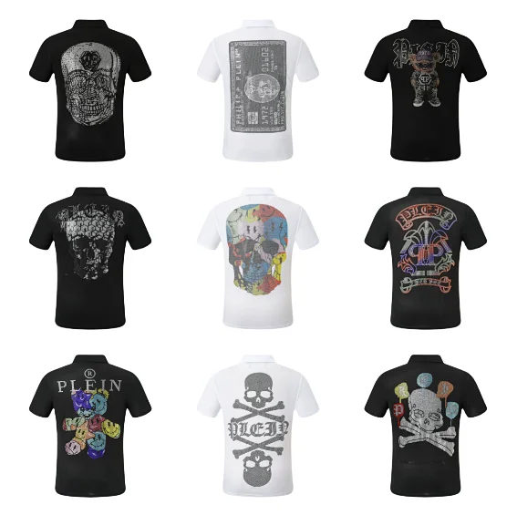 Philipp Plein Short-Sleeve Graphic Tops product detail image 1