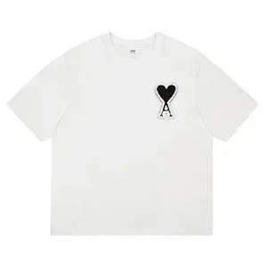 AMI Paris T-Shirts de Cœur Logo T-Shirt product detail image 4