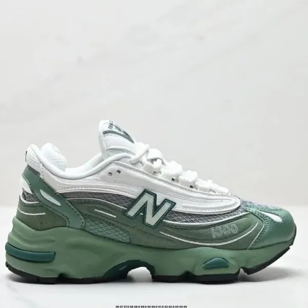 New Balance 1000 Green Olive Chunky Sneakers - 1