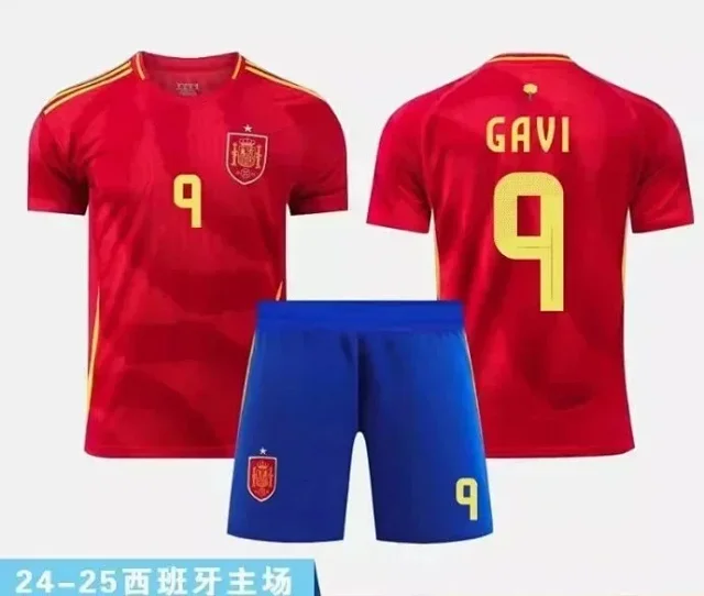 Unbranded Spain National Team Football Jersey Set product detail image 6