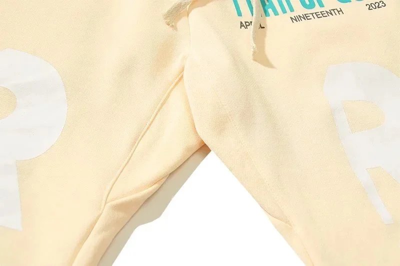 Essentials Track Pants Burgundy with Cream Side Stripes Sweatpants - 7