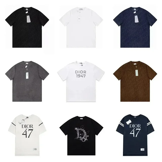 Dior T-Shirts Short-Sleeve Logo and Monogram product detail image 1