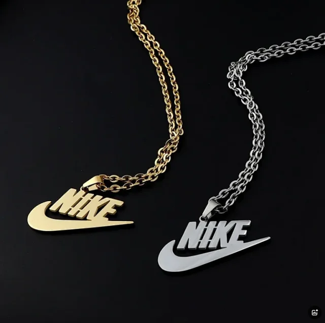 Nike Jewelry logo pendant necklace product detail image 2