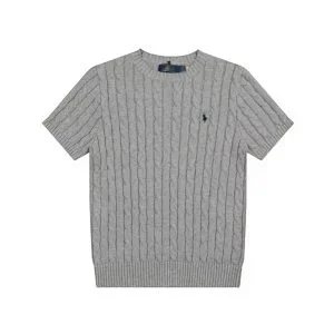Ralph Lauren Knitwear Short-Sleeve Cable-Knit Crewneck product detail image 9