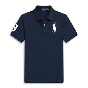 Polo Ralph Lauren Shirts Big Pony short-sleeve shirt with number 3 sleeve patch product detail image 8