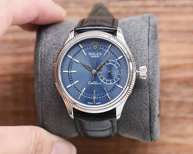 Rolex Watches Cellini Leather Strap Watch product detail image 2