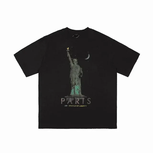 Balenciaga T-Shirts Oversized graphic T-shirt product detail image 1