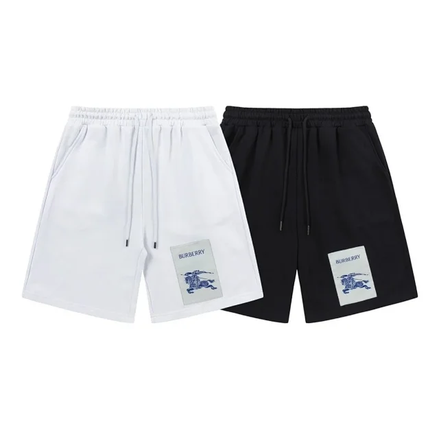 Burberry Shorts Elastic-Waist Drawstring Logo product detail image 3