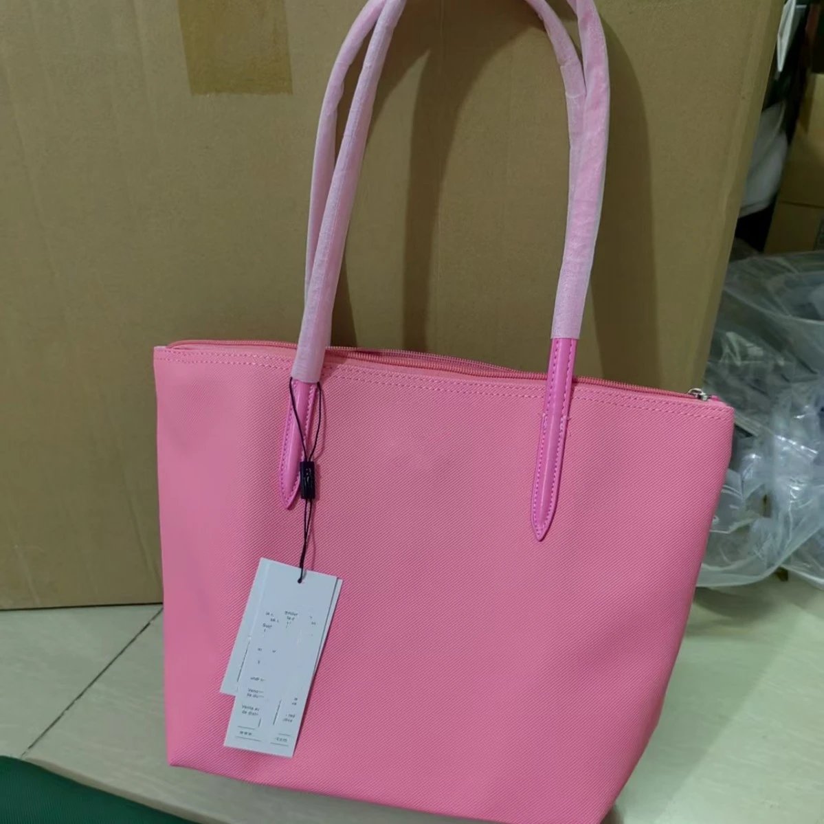 Lacoste Handbags Zip-top tote bag with long shoulder handles image 2