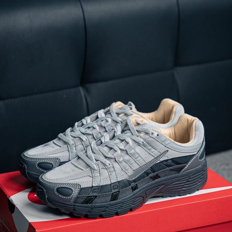 Nike P-6000 Wolf Grey Dark Navy