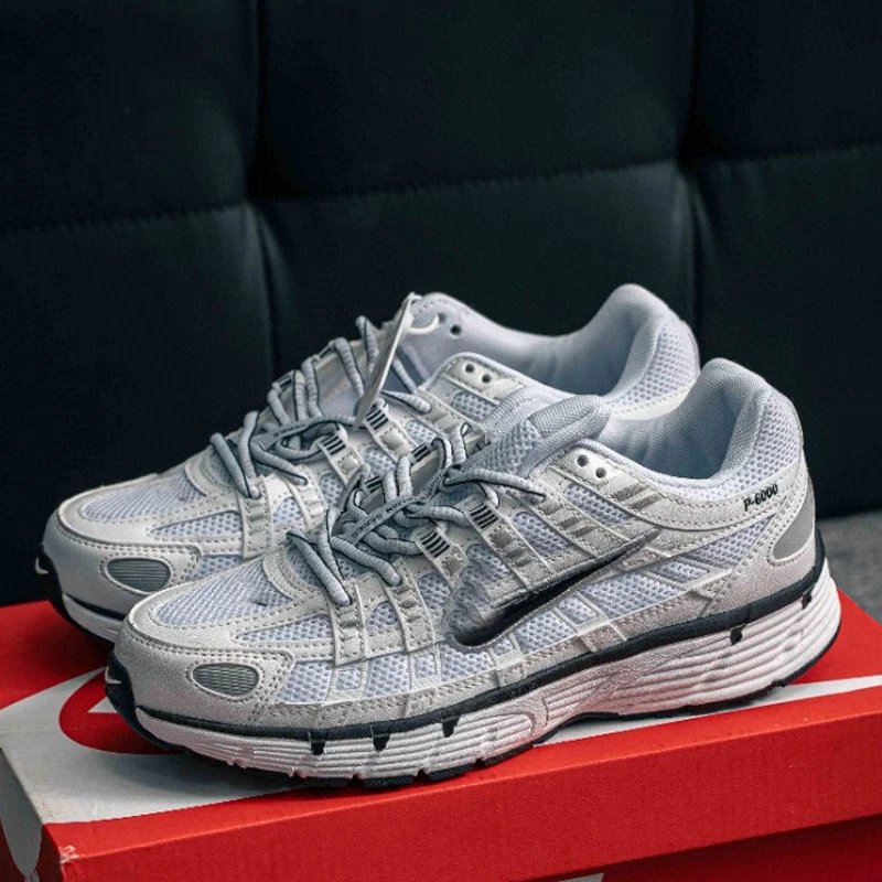 Nike P-6000 Light Grey Black