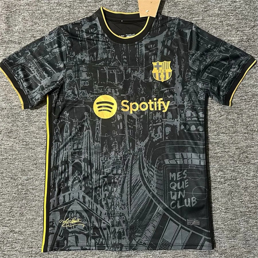 23/24 Barcelona Special Edition Black Gold Sponsor
